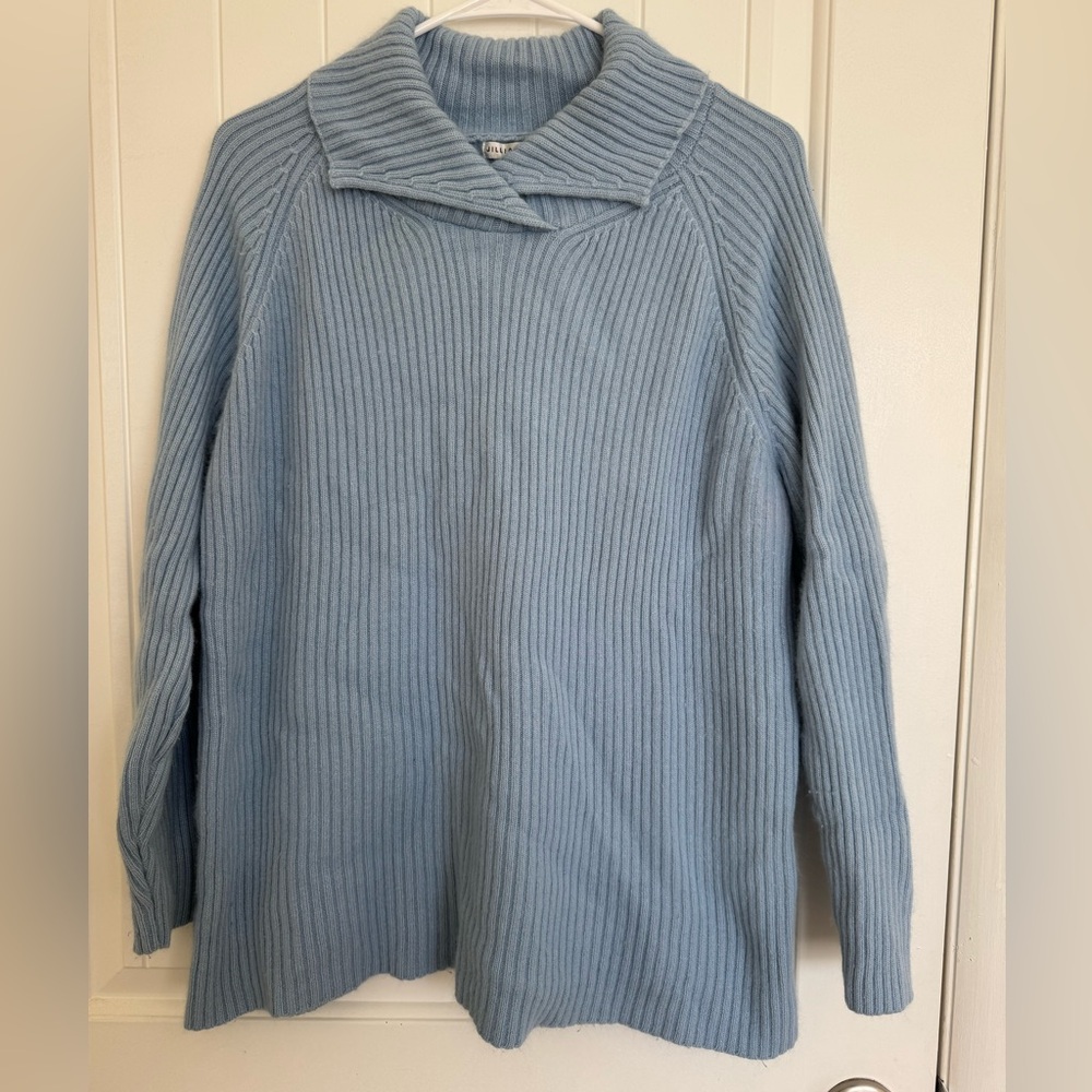 Jillian Jones Angora Rabbit Hair Light Blue Sweater